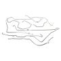 OMIX 16737.39 Full Brake Line Set 81-83 Jeep CJ5