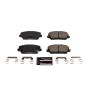 PowerStop Z23-1827 PowerStop - Z23 Daily Driver Carbon-Fiber Ceramic Brake Pads with Hardware Kit