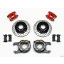 Wilwood 140-12569-DR D154 P/S P-B Kit Drilled-Red Chevy C-10 2.42 Offset 5-lug