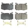 PowerStop 17-8002 PowerStop - Z17 Low-Dust Ceramic Brake Pads with Hardware