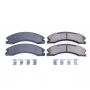 PowerStop 17-1565A PowerStop - Z17 Low-Dust Ceramic Brake Pads with Hardware