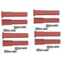 MSD IGNITION MSD8854 Straight Spark Plug Boots - 8-pack