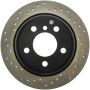 Stoptech 128.34150R Sport Cross Drilled Brake Rotor - Front Left