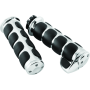 Kuryakyn 6212 Premium ISO Grips With Throttle Boss Dual Cable Chrome