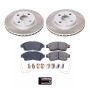 PowerStop SC1151 Semi-Coated Rotor and Low-Dust Ceramic Brake Pad Kit