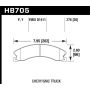 Hawk Performance HB705Y.776 LTS Disc Brake Pad