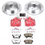PowerStop KC1244B-26 Power Stop 98-02 Honda Accord Rear Z26 Street Warrior Brake Kit w/Calipers