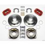 Wilwood 140-13724-R Dynapro Low-Profile 11.00in P-Brake Kit - Red Ford 8.8 Special w/2.50in Offset-5 Lug