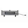 Putco 88195L 15-19 Chevy Silv HD SS Black Punch Design Bumper Grille Insert w/ Curved Flush 10in Light Bar
