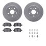 Dynamic Friction 4512-76120 Rotor Kit
