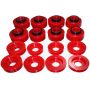 Energy Suspension 08-16 Ford F-250/F-350/F-450/F-550 Super Duty Crew Cab Red Body Mount Set