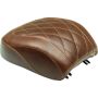 Mustang Motorcycle 83024 Mustang 18-21 Harley Fat Boy Wide Tripper Passenger Seat Diamond Stitch - Brown