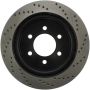 Stoptech 128.65153R 2019 Ford Raptor w/ Electronic Parking Brake Sport Cross Drilled Right Rear Rotor