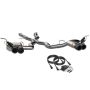 QTP 427218B 2018-2022 Jeep Grand Cherokee Trackhawk  Screamer Cat Back Black Tips