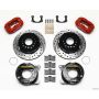 Wilwood 140-9791-DR Forged Dynalite P/S Park Brake Kit Drill Red New Big Ford 2.50in Offset Front Caliper Mount