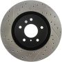 Stoptech 127.42076R Slotted & Drilled Sport Brake Rotor