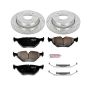 PowerStop K615 Z23 Daily Driver Carbon-Fiber Ceramic Brake Pad and Drilled & Slotted Rotor Kit