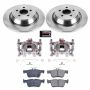 PowerStop KCOE7144A OE Stock Replacement Low-Dust Ceramic Brake Pad, Rotor and Caliper Kit