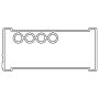 Cometic Gasket C4887 Cometic Cosworth FVA/FVC .060in AFM Valve Cover Gasket