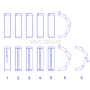 King Engine Bearings MB5280HP King Ford Prod. V8 4.6L/5.4L Will Not Fit 13-14 GT500 Performance Main Bearing Set - Size STD