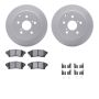 Dynamic Friction 4512-76152 Rotor Kit