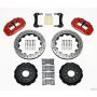 Wilwood 140-8337-DR Narrow Superlite 6R Front Hat Kit 12.88in Drill Red 88-93 Corvette C4