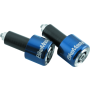 BikeMaster 152129 Anodized Aluminum Barend Pair - Blue