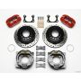 Wilwood 140-11387-DR Dynapro Low-Profile 11.00in P-Brake Kit Drill-Red Big Ford 2.36in Offset