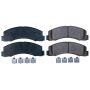 PowerStop 17-2087N PowerStop - Z17 Low-Dust Ceramic Brake Pads with Hardware