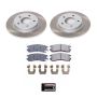 PowerStop SC1526 Semi-Coated Rotor and Low-Dust Ceramic Brake Pad Kit
