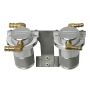 Moroso 85654 04-07 Subaru STi (w/Front Mount Intercooler) Air/Oil Separator Catch Can - Billet Aluminum