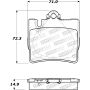 Stoptech 308.08480 Street Brake Pads