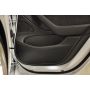 Revel GT Design Kick Panel Cover (White Stitch) 16-19 Tesla Model 3 - 4 Pieces
