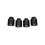 Corsa Performance 21109CFBLK CORSA Performance C8 Corvette 4.5in. Carbon Fiber Black PVD Exhaust Tip Kit (4 T