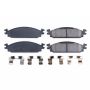 PowerStop 17-1376 PowerStop - Z17 Low-Dust Ceramic Brake Pads with Hardware