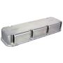 MOROSO MOR68349 BBF Billet Rail Valve Covers - 3.5in Tall