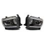 Raxiom TU16010 14-21 Toyota Tundra Axial Series Projector Headlights w/ LED Bar- Blk Housing (Clear Lens)