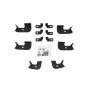 Dee Zee DZ66345 Deezee 07-18 Jeep Wrangler JK Running Board Hex Bracket Kit