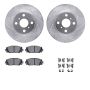 Dynamic Friction 7512-76128 Rotor Kit