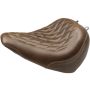 Mustang Motorcycle 83059 Mustang Harley Breakout Wide Tripper Solo Seat Diamond Stitch - Brown