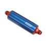 Russell Performance Red/Blue Anodized Aluminum (8-1/4in Length -8 male inlet/outlet)