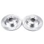 PowerStop EBR843XPR PowerStop Evolution Performance Drilled, Slotted & Plated Brake Rotor Pair