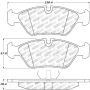 Stoptech 308.02530 Street Touring Brake Pads