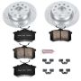 PowerStop K5671 Z23 Daily Driver Carbon-Fiber Ceramic Brake Pad and Drilled & Slotted Rotor Kit