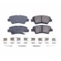 PowerStop 17-1445 PowerStop - Z17 Low-Dust Ceramic Brake Pads with Hardware
