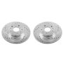 PowerStop JBR1504XPR PowerStop Evolution Performance Drilled, Slotted & Plated Brake Rotor Pair