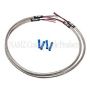 NAMZ NTSH-2402 Turn Signal Harness 24in. (SS Braided & Clear Coated - For Triple Tree Mounted Signals)