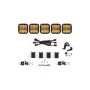 Diode Dynamics DD6797 SS5 Sport Universal CrossLink 5-Pod Lightbar - Yellow Combo