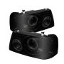 SPYDER 5078476 Projector Headlights - LED Halo - Black Smoke