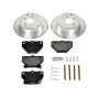 PowerStop K2318 Z23 Daily Driver Carbon-Fiber Ceramic Brake Pad and Drilled & Slotted Rotor Kit